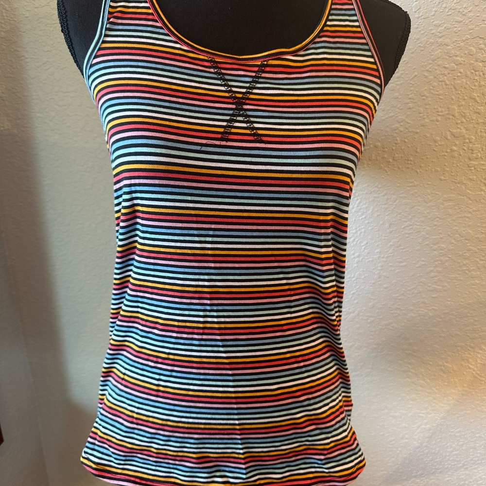 Calvin Klein Colorful Pride Striped Tank Top